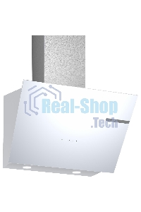 Вытяжка наклонная Bosch DWK66PJ20T белый, 60 см, 700 куб. м/ч, 71 дБ