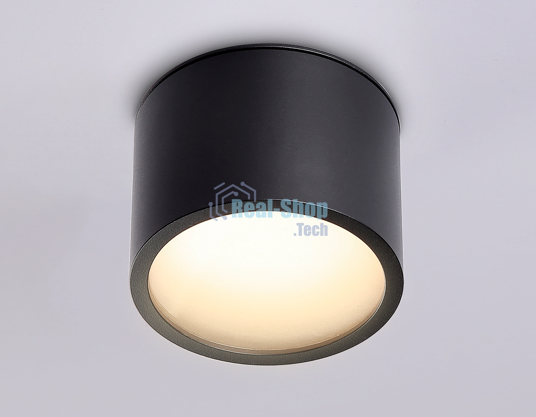 Светильник Ambrella light TN6551 BK черный IP44 GX53 max 15W D82*60