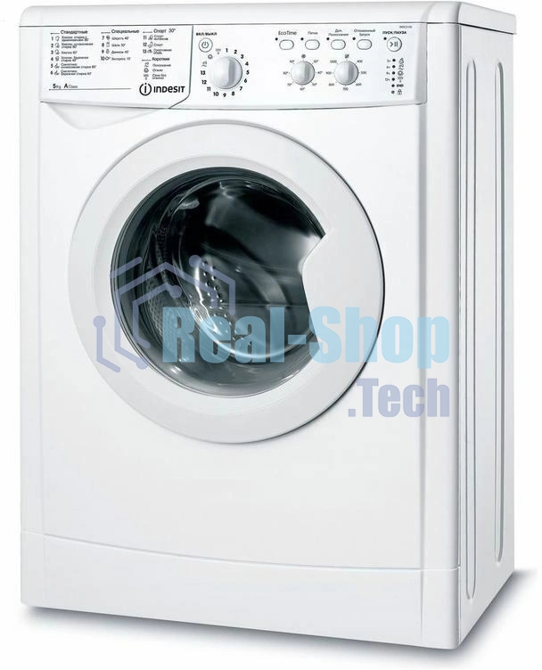 Стиральная машина Indesit IWSC 5105 белый, загрузка фронтальная 5 кг, 1000 об/мин., класс: А