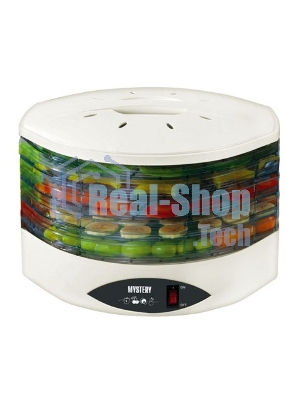 Сушилка для овощей и фруктов Mystery MDH-322 белый 250W