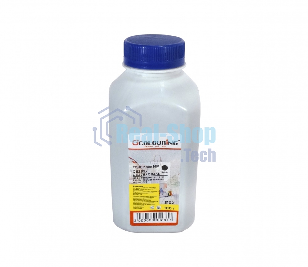 Тонер Colouring CG-CE285/CE278/CB436 для принтеров HP LJ P1102/M1132/1212/P1566/1606/M1536/P1505/M1120/1522