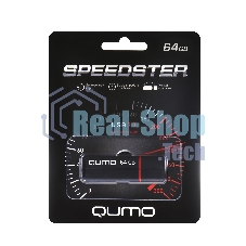 Флешка USB 3.0 QUMO 64Gb, Speedster черный