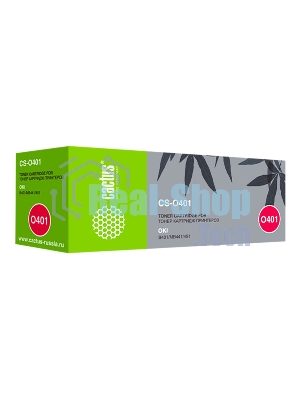 Картридж лазерный Cactus CS-O401 (44992403) черный (1500 стр.) для Oki B401/MB441/451