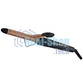 Щипцы для волос Delta LUX DL-0630 черный с бронзой