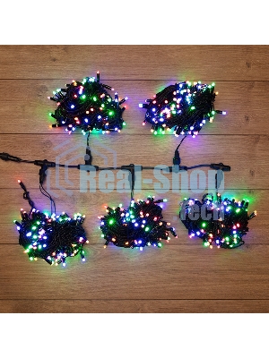 Гирлянда Neon-night LED ClipLight 24V, 5 нитей по 20 метров, цвет диодов мульти