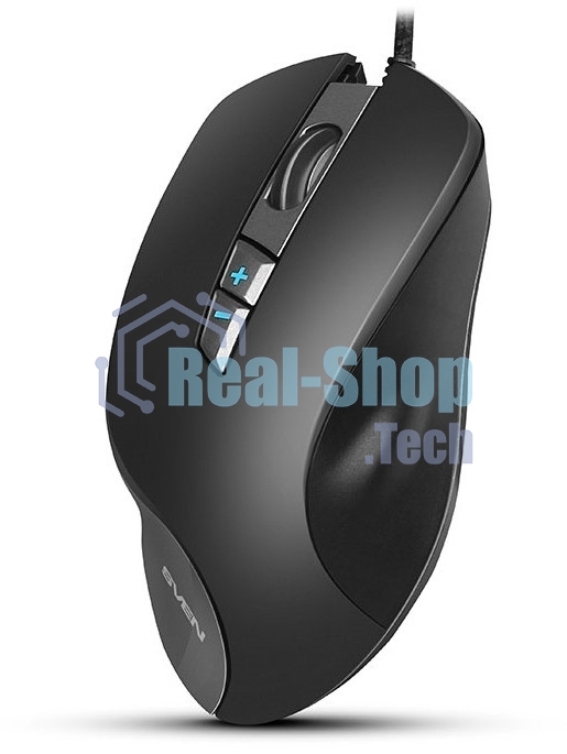 Мышь проводная SVEN RX-G970 черный, 4000 dpi, USB, кнопки - 7