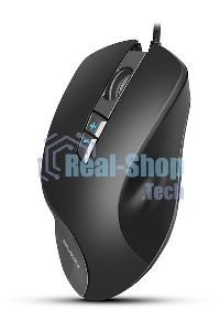 Мышь проводная SVEN RX-G970 черный, 4000 dpi, USB, кнопки - 7