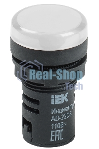 Арматура светосигнальная AD-22DS 24В AC/DC бел. ИЭК BLS10-ADDS-024-K01