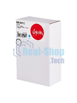 Картридж струйный Sakura 6706B001 (PFI-107 C) для Canon, голубой, 130 мл.