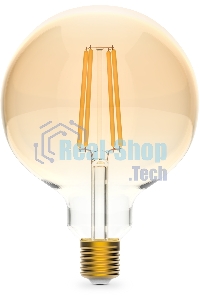 Лампа cветодиодная Gauss Smart Home Filament G95 7W 740lm 2500К E27 диммируемая LED