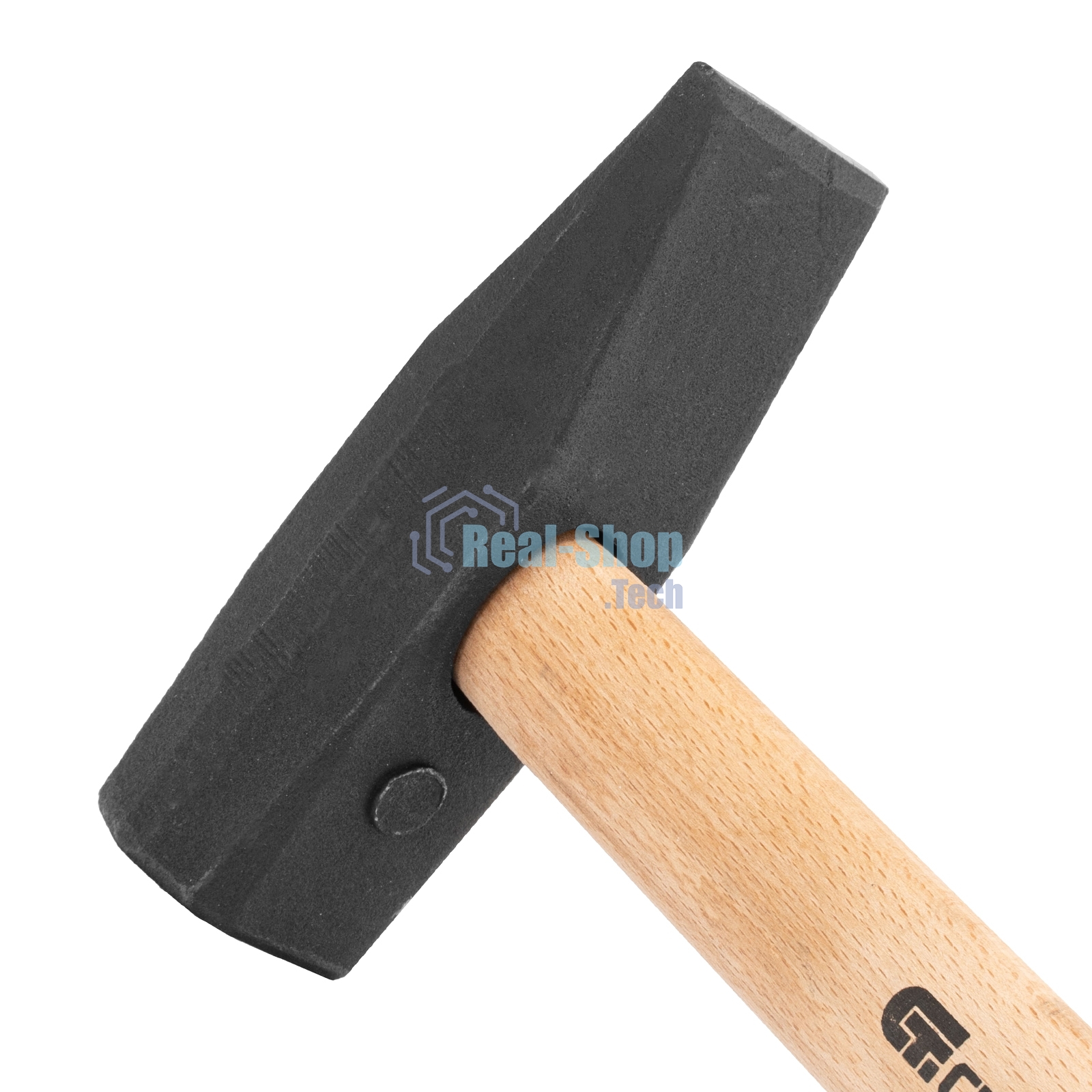 Молоток слесарный Сибртех 1500 г, квадратный боек, деревянная рукоятка