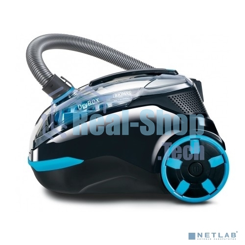 Пылесос Thomas DryBOX черный/синий, 300/1700Вт, уборка сухая, пылесборник контейнер 2.1 л