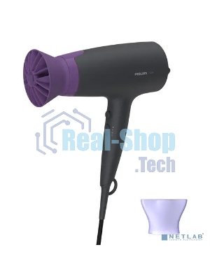 Фен Philips BHD351/10 черный, 2100 Вт, ионизация