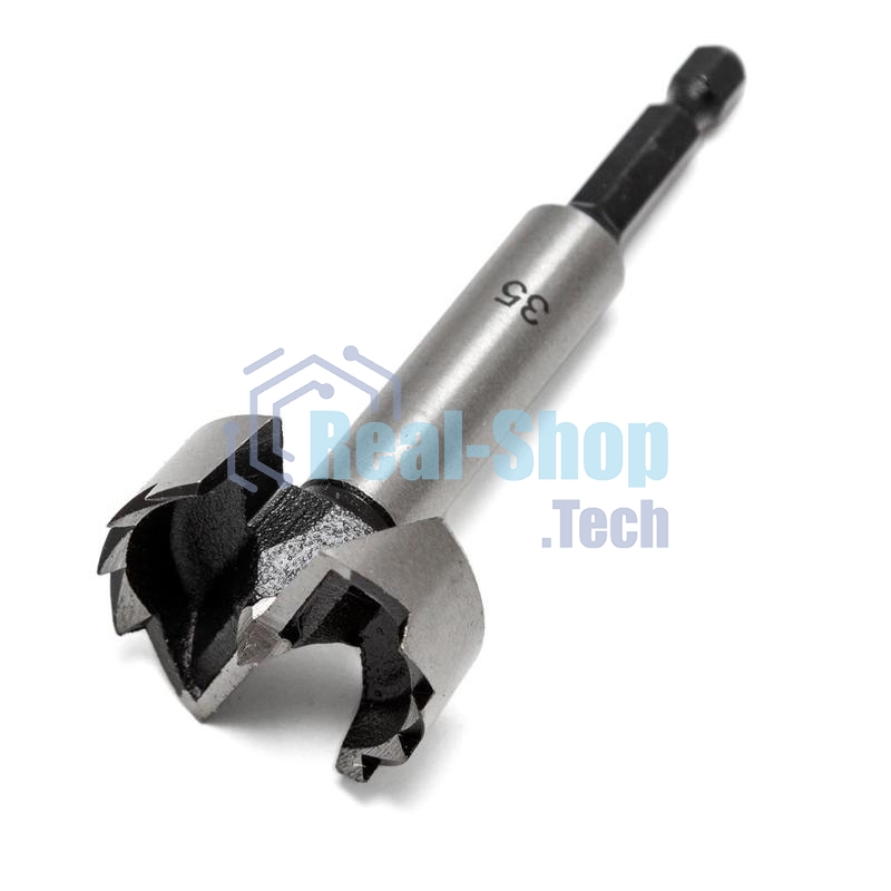 Сверло Форстнера по дереву, 25мм, цилиндрический хвостовик Kranz