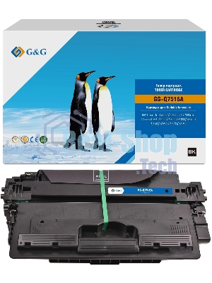 Картридж G&G аналог HP Q7516A/CRG309/CRG709/CRG-309 12k с чипом