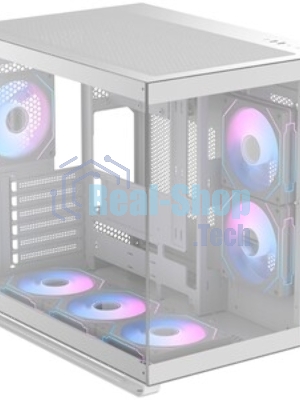 Компьютерный корпус Ocypus Iota C70 WH ARGb ATX/win/белый/6 ARGb fans/no PSU/Tempered Glass