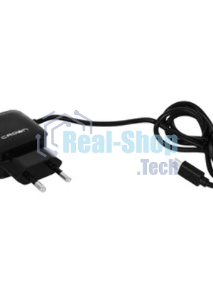 Сетевое зарядное устройство универсальное Crown CMWC-3001 черный