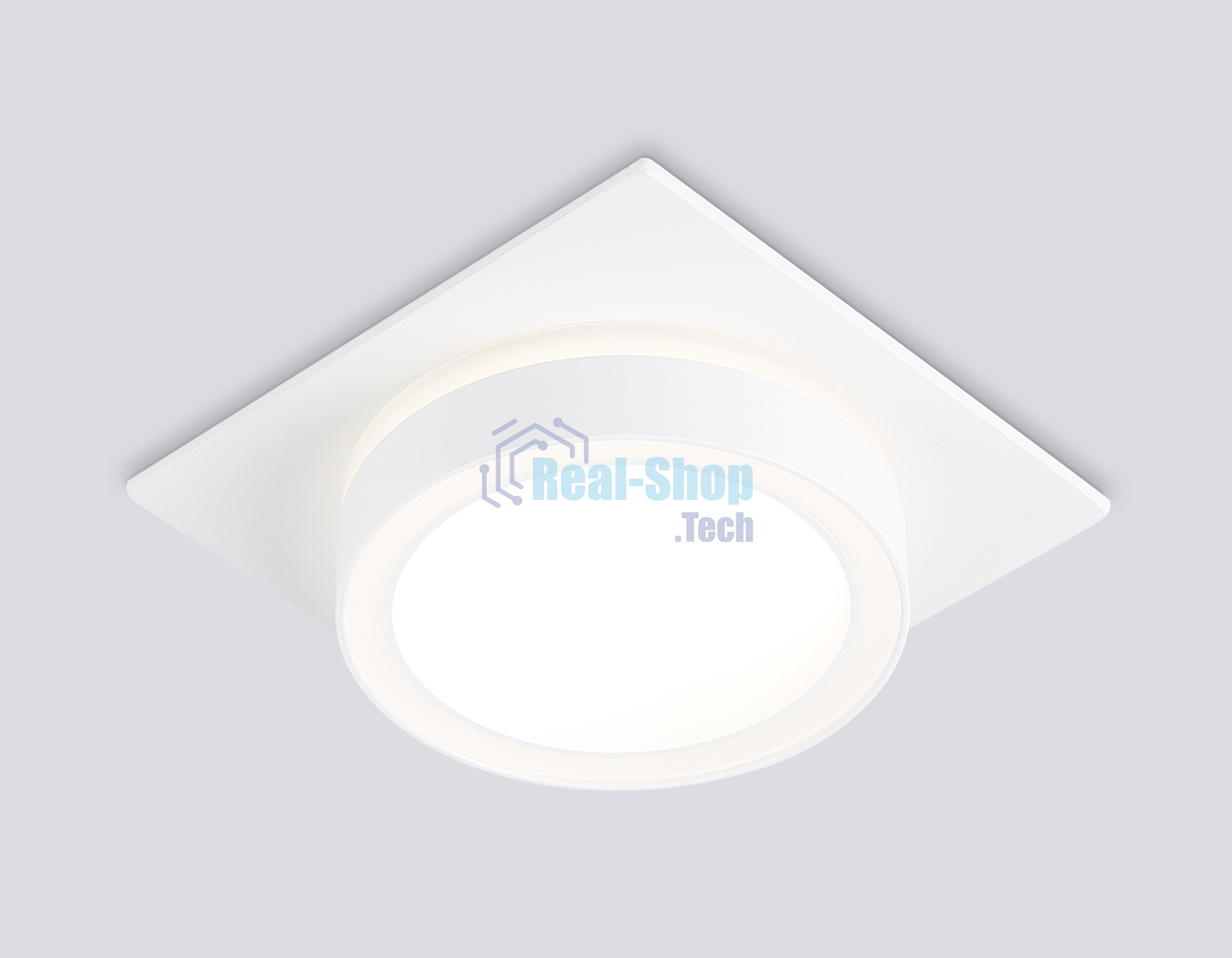 Светильник Ambrella light TN52421 WH/FR белый/белый матовый GX53 max 12W 105*105*45