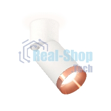 Комплект накладного поворотного светильника Ambrella light XM6312045 SWH/WH/PPG белый песок/белый/золото розовое полированное MR16 GU5.3 (A2220, C6312, N6135)