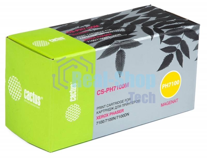 Картридж лазерный Cactus CS-PH7100M (106R02607) пурпурный для Xerox Phaser 7100/7100N/7100DN (4500 стр.)