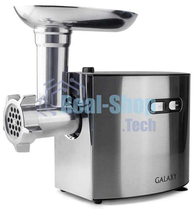 Мясорубка электрическая Galaxy Line GL 2400, серебристый, 1200 Вт, корпус из нержавеющей стали, функция 