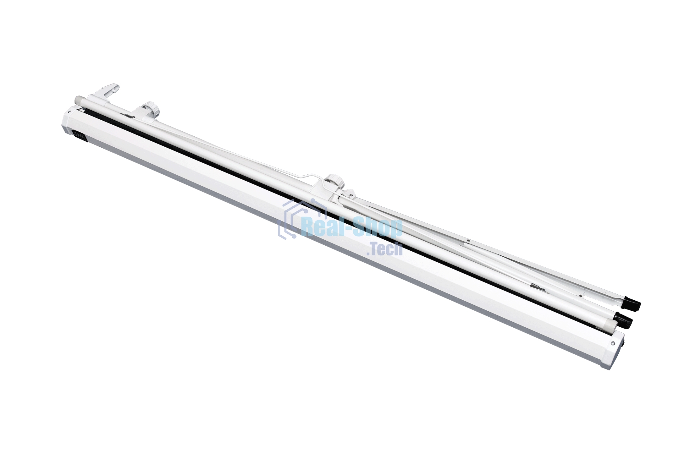 Экран 150x150 см TriScreen 1:1 напольный рулонный белый84' Matt White (MW), черный корпус