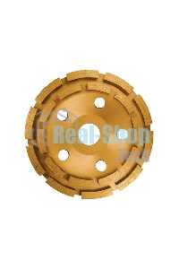 Чашка алмазная Matrix зачистная, 115 мм, двухрядная