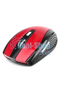 Мышь беспроводная Gembird MUSW-330-3 красный, 2400 dpi, радиоканал, USB, кнопки - 6
