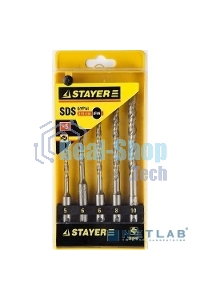 Набор буров STAYER PROFI 2930-H5 по бетону, хвостовик 