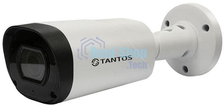 Камера видеонаблюдения аналоговая Tantos TSc-P1080pUVCv 2.8-12мм HD-CVI HD-TVI цв. корп.:белый/черный (00-00156691)