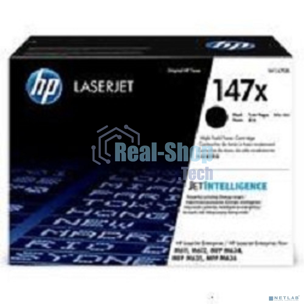 Картридж лазерный HP 147X W1470X черный (25200 стр.) для HP LaserJet M610dn
