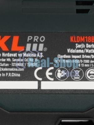 Дрель-шуруповерт Klpro KLDM18BH-00, 18 В, 0 Ач, 70 Нм, бесщеточный, ударный