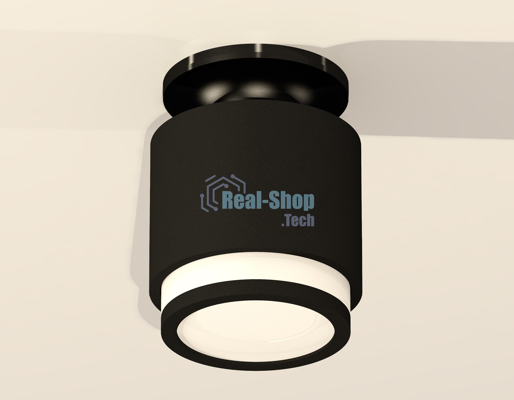 Светильник Ambrella Light XS7511063 SBK/PBK/FR черный песок/черный полированный/белый матовый MR16 GU5.3 (N7926, C7511, N7121)