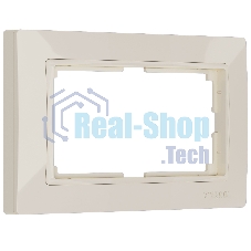 Рамка для двойной розетки (слоновая кость, basic) W0082003