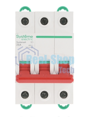 Выключатель нагрузки Systeme9 3П 25A 400В (кратно 1)