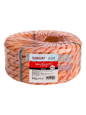 Кабель огнестойкий Rexant КПСнг(А)-FRLS 2x2x0,75 мм², бухта 200 м, 01-4910