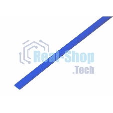 Термоусаживаемая трубка Rexant 8,0/4,0 мм, синяя, упаковка 50 шт. по 1 м