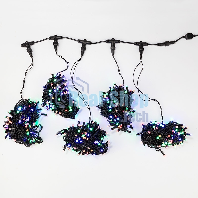 Гирлянда Neon-night LED ClipLight 24V, 5 нитей по 20 метров, цвет диодов мульти