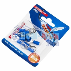 Наконечник кольцевой Rexant изолированный ø8.4мм, 1.5-2.5мм², НКи 2.5-8/НКи2-8/RV2-8, синий, в упак. 10 шт.