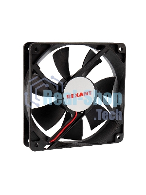 Вентилятор для корпуса Rexant RХ 12025MS 12 VDC черный, 120 мм, 2200 об/мин, 35 дБ, 2 pin