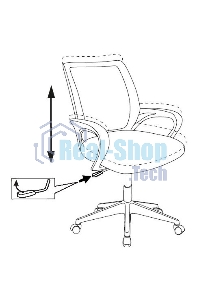 Кресло детское Бюрократ BUROKIDS 1 W мультиколор геометрия крестовина пластик пластик белый