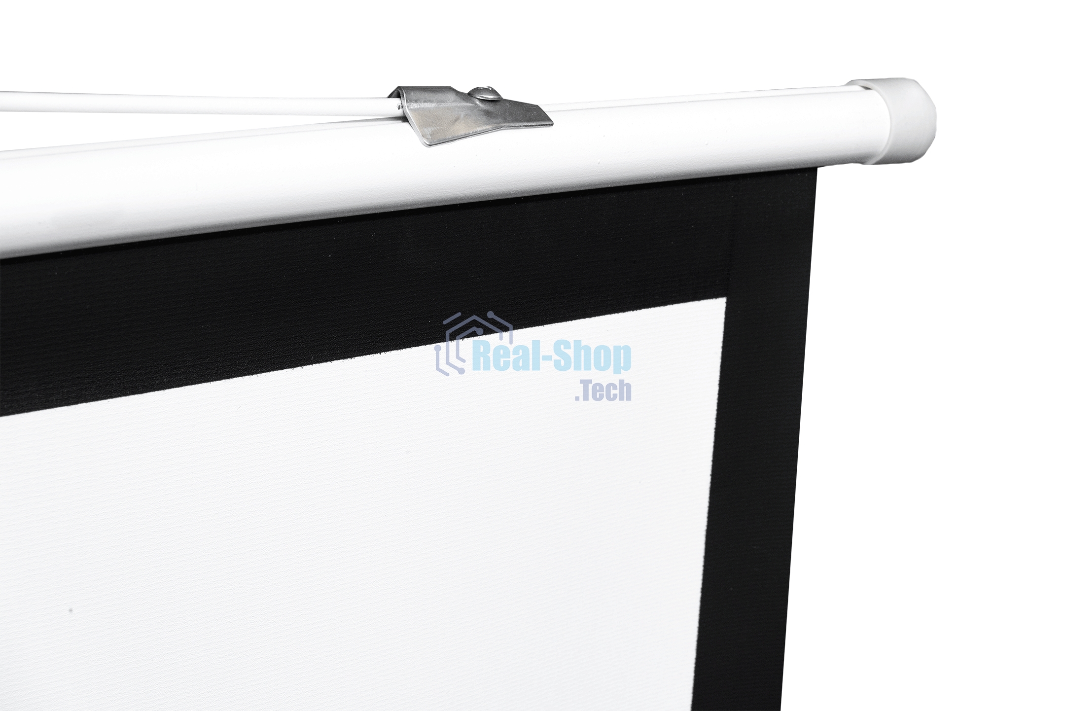 Экран 150x150 см TriScreen 1:1 напольный рулонный белый84' Matt White (MW), черный корпус