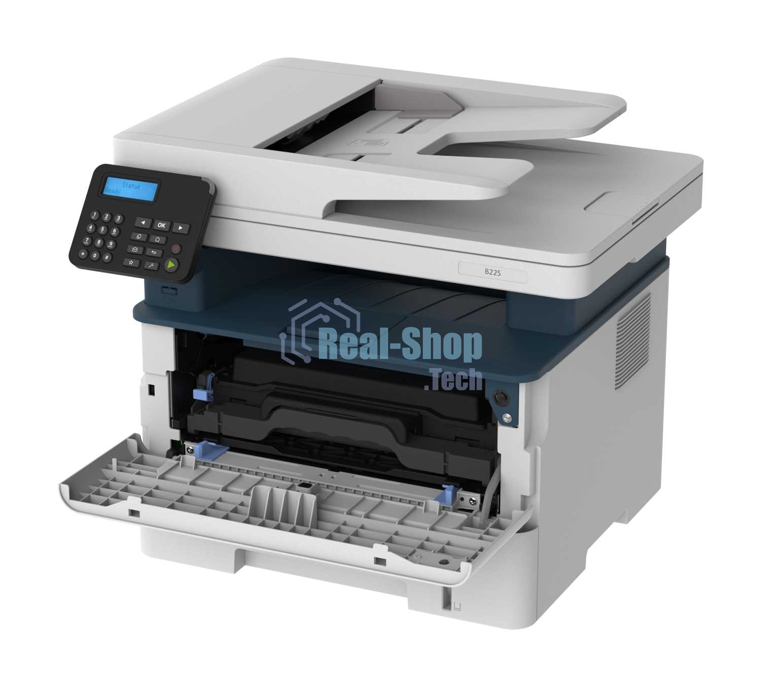 МФУ лазерное Xerox B225 (B225V_DNI), A4, ч/б, печ. до 34 стр/мин., скан. до 23 стр/мин. (ч/б) 7 стр/мин. (цвет), 600x600dpi, USB, RJ-45, Wi-Fi