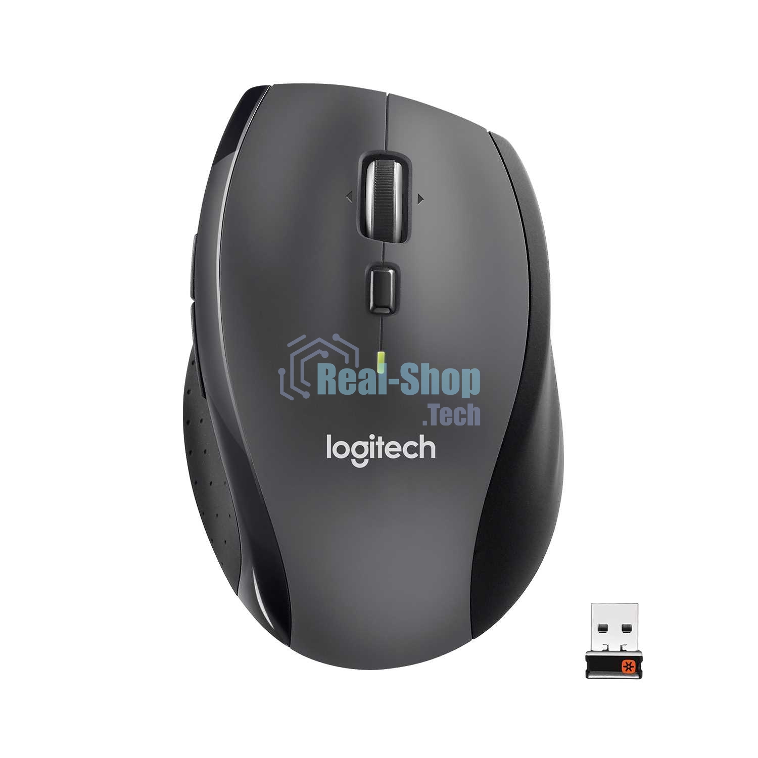 Мышь беспроводная Logitech M705 черный, 1000 dpi, радиоканал, USB, кнопки - 7