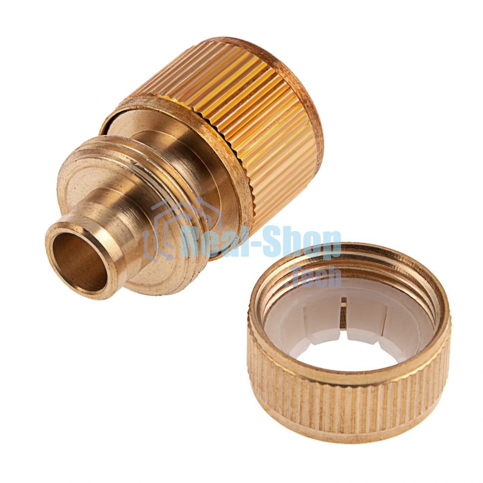 Соединитель латунный быстросъемный для шланга Palisad 1/2