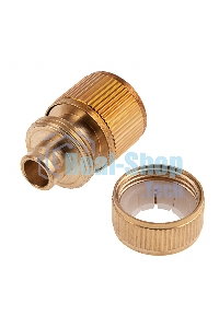 Соединитель латунный быстросъемный для шланга Palisad 1/2