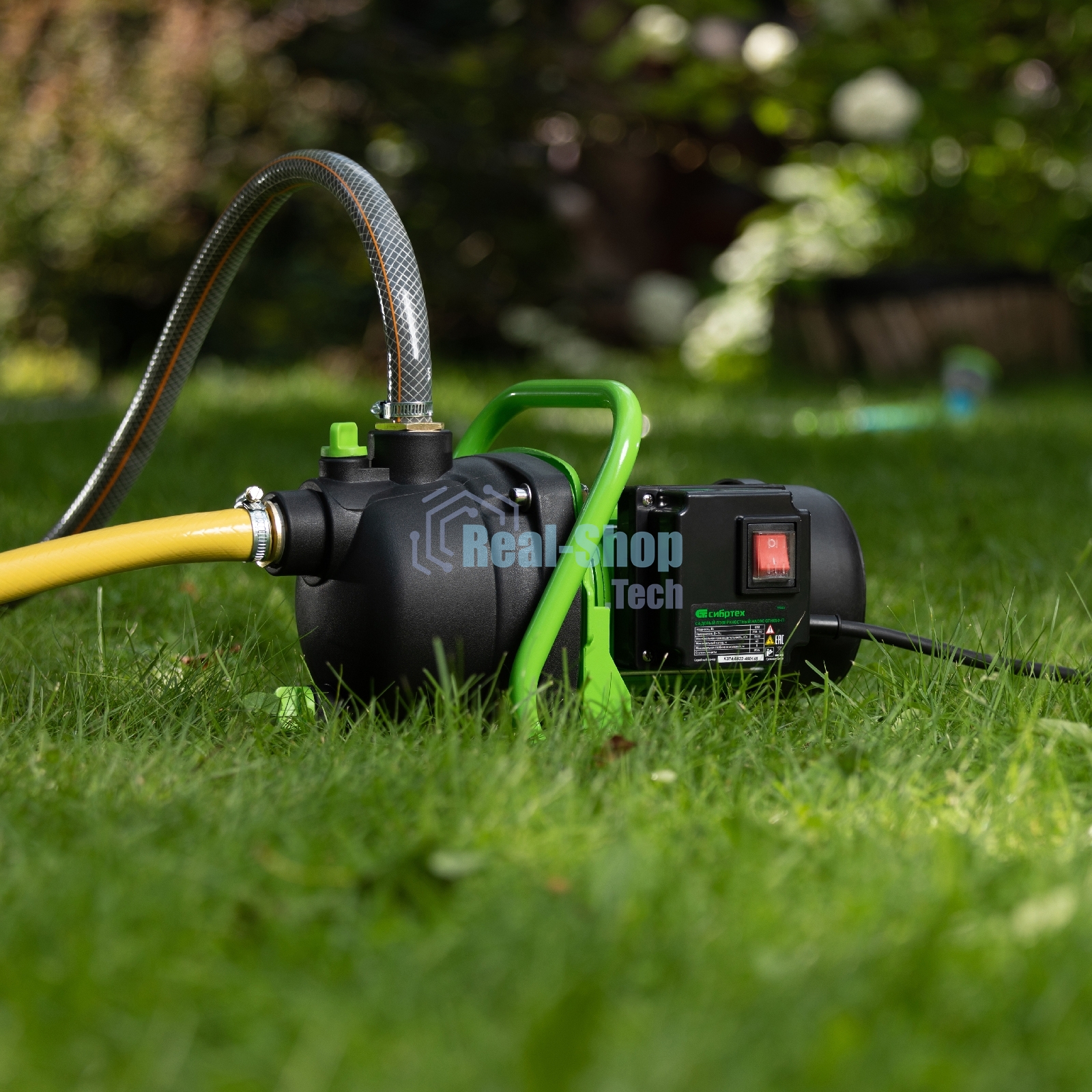 Садовый поверхностный насос Сибртех СПН850-П, 850 Вт, напор 42 м, 3500 л/ч, пластик