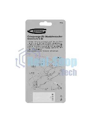 Клещи для обжима телефонных и компьютерных клемм Gross RJ45, 8P и RJ11/12, 6P, компакт., CAT5