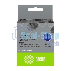 Картридж ленточный Cactus CS-LK4SBE черный шрифт, серебристый матовый фон (12 мм, 9 м) для Epson LW300/LW400/LW700/LW600P/LW1000P/K400/Z700/Z900