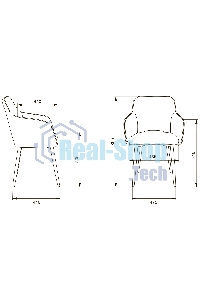 Кресло компьютерное Бюрократ CH-380F фисташковый Italia 12 на ножках металл черный